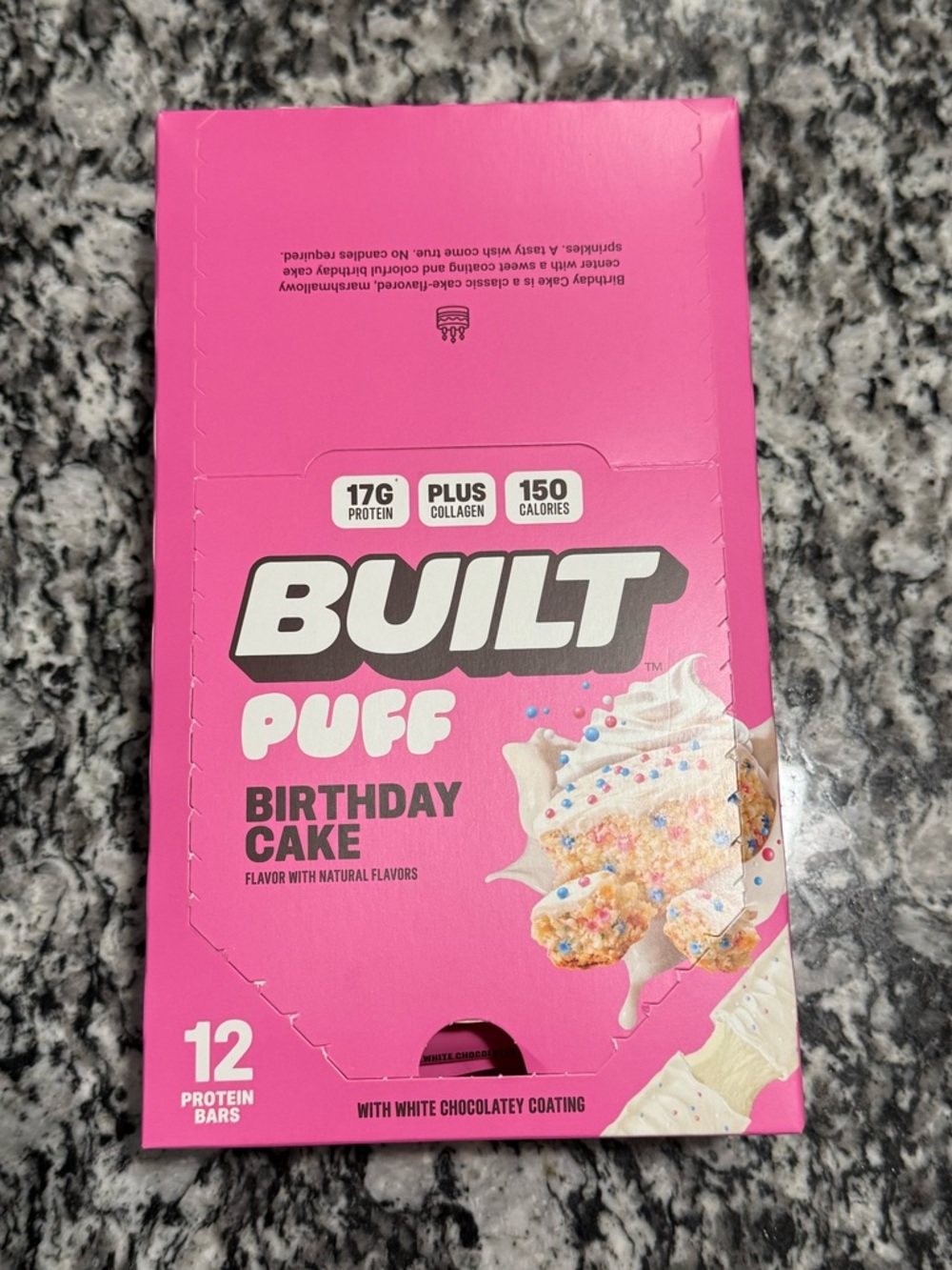 NEW Built Puff Birthday Cake x11
